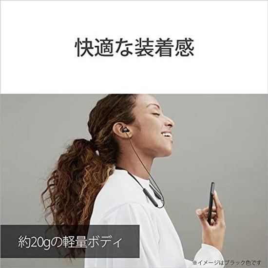 Sony Wireless Earphones WI-C100 Bluetooth compatible 25 hours stamina IPX4 water-resistant DSEE equipped Black BZ Small