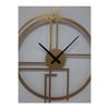 Querencia Metal Black Wall Clock 1.5 Mm Thickness 60x60 Cm