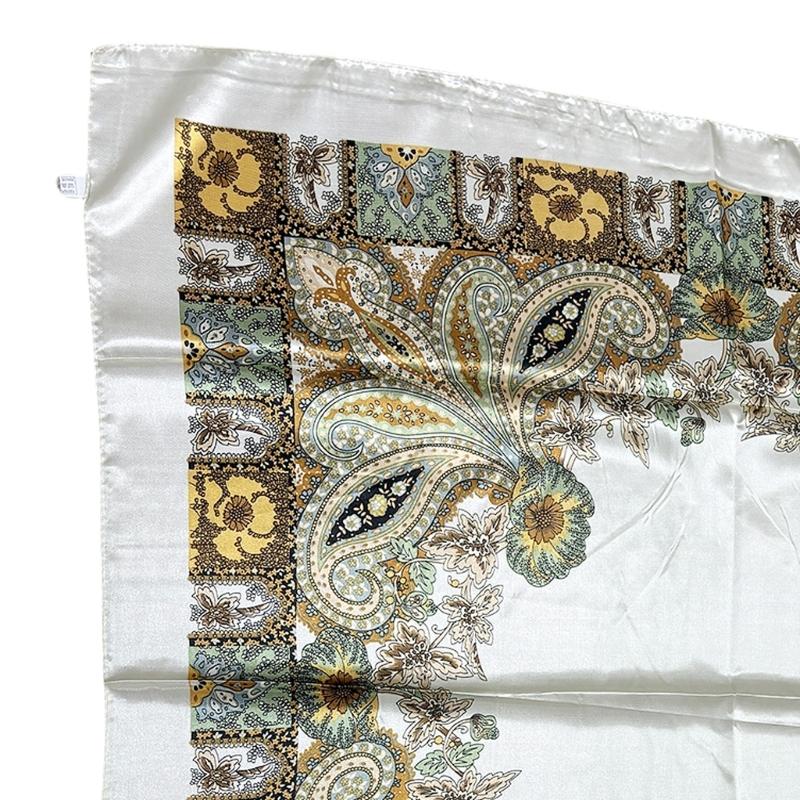 Breathable Paisleys Scarf Multipurpose Neckwear Handbag Decoration Easy Care Travel Essential Daily Outfit
