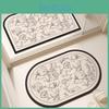 Mud Contemporary Diatom Washroom Floor Mats Bathroom Material Living Spaces