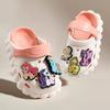 Children, Girls, Girls, Hole Shoes, Cute DIY Removable Shoes with Shoe Flowers Ins Three-dimensional Cute Card