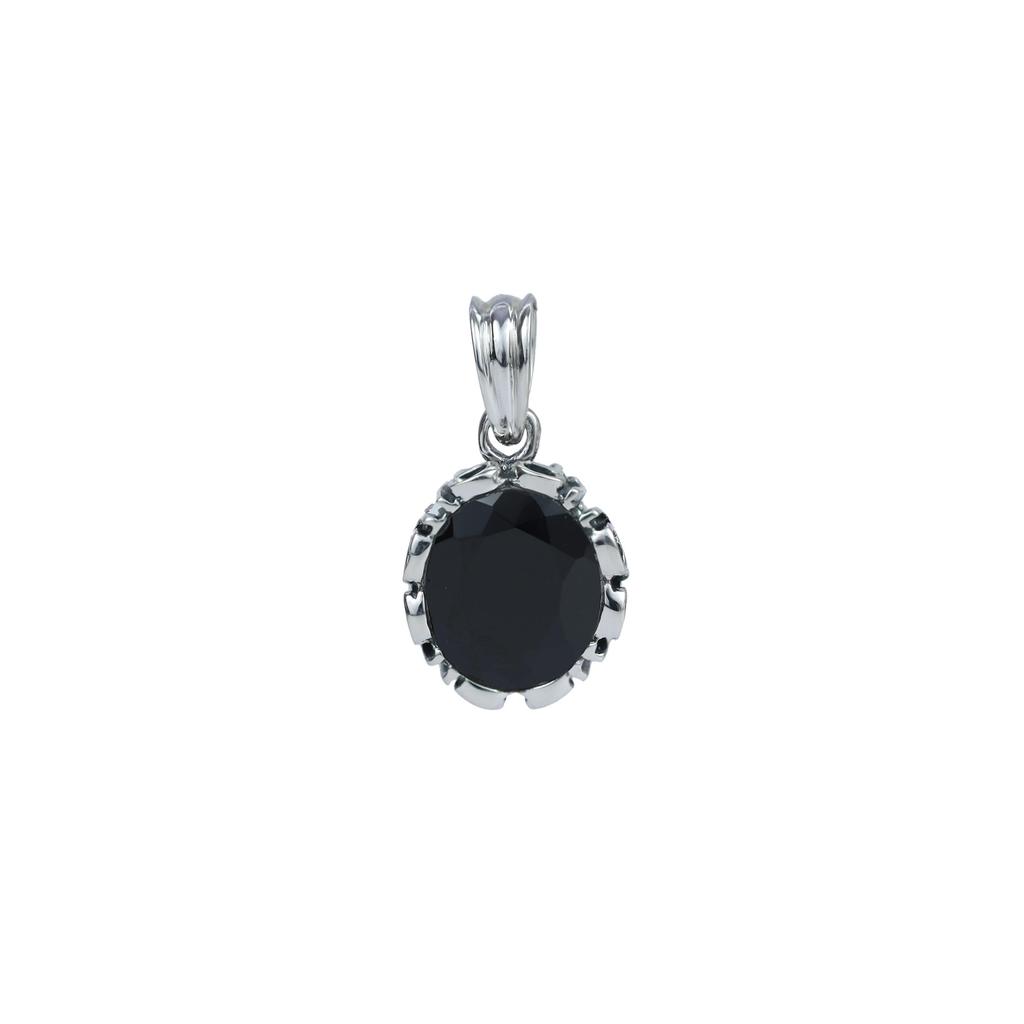 Real Citrine Minimal Pendant for Women 92.5 Silver Obval Gemstone Pendant for Her