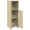 Moderne Badezimmerschränke, Aufbewahrungsschränke Für Bad, Flur, Sideboard Für Wohnzimmer, Sonoma Eiche 30x30x95 Cm Holzwerkstoff