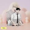 Korean Anime Champagne and Roses Acrylic Stand Cartoon Figures Zheng Yiyuan Standing Desktop Collection For Students Prize 15CM