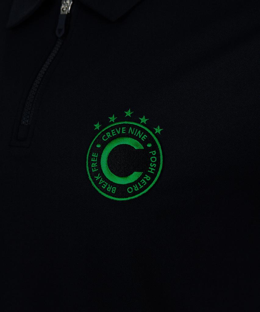 CREVE9 Functional Pique Capri Polo Bk