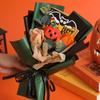 Pumpkin Flower Bouquet Halloween Decoration Simulated Bouquet Artificial Finished Bouquet Flower Funny Scary Gifts