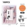 Nail Art Sand Disc for Polishing, Shaping, and Filing Extension Nails - 100 Pieces