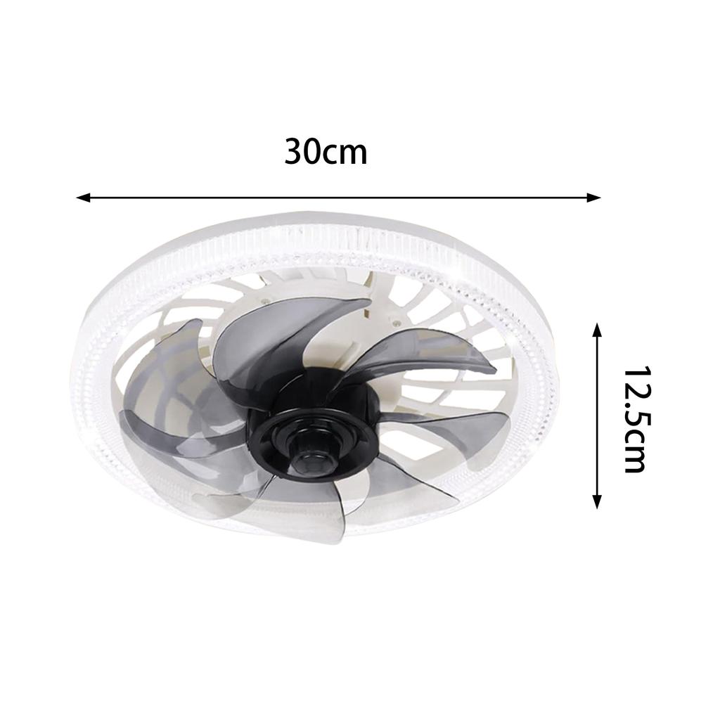 12palcový stropní ventilátor s dálkovým světlem 4 nastavitelné rychlosti větru Tichý ventilátor 3 nastavitelná lampa pro kancelářskou domácí jídelnu