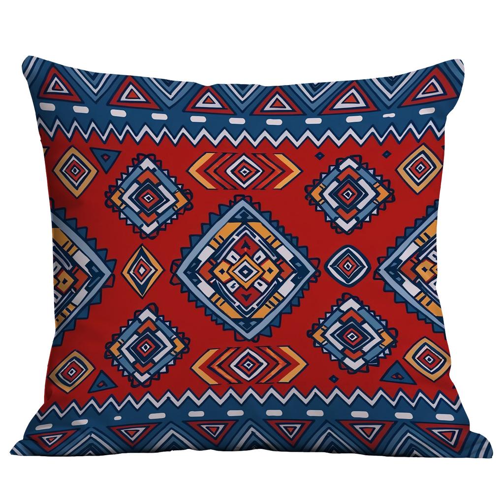 Bohemian Ethnic Style Pillow Cover Living Room Sofa Cushion Hotel Teahouse Pillow Cushion Cover Premium Durable