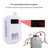 CO and Gas LCD Gas Detector, Home Natural Gas/Methane/Propane/CO Alarm, Leak Sensor Detector with Voice Promp and LED Display
