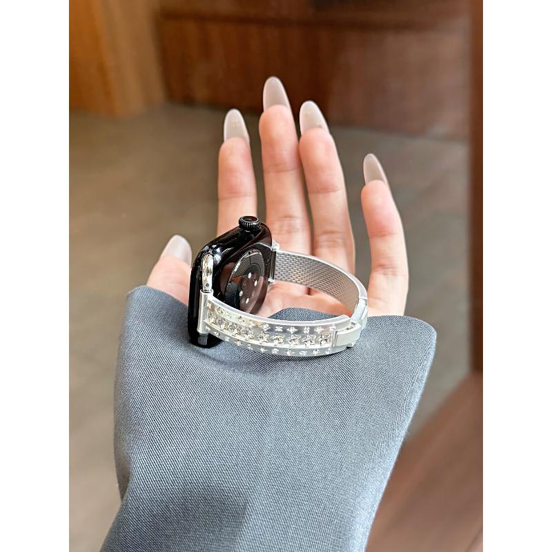 Nice Bling Metal bracelet For Apple Watch Series 11/10/9/8/7/6/5/SE3 40mm 41mm 42mm 44mm 45mm 46mm Strap