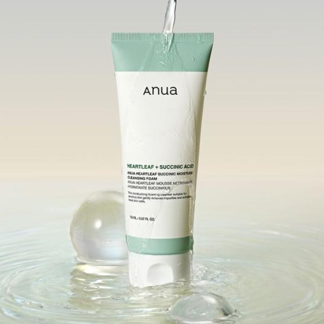 Anua Heartleaf Succinic Moisture Cleansing Foam 150mL