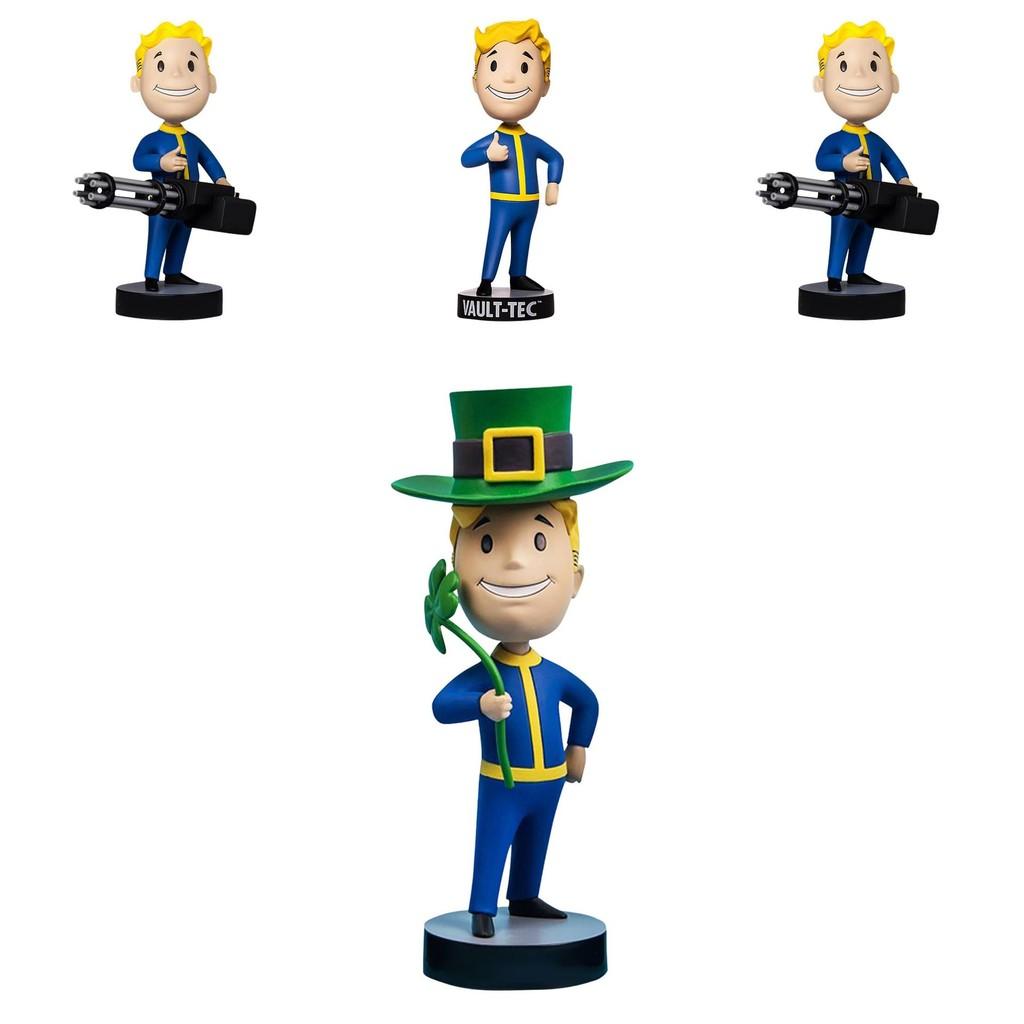 Fallout Vault Boy Resin Art Kontorsdekor med tecknade skulpturer för fans