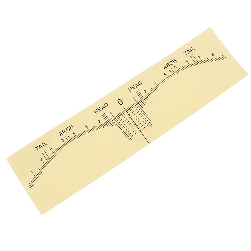 10 Pcs Disposable Eyebrow Ruler Microblading Semi Permanent Eyebrow Tattoo Position Ruler Guide Makeup Stencil Measure Tools