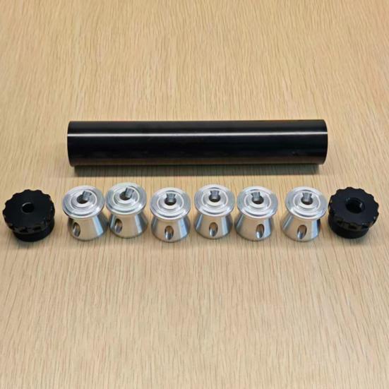 Brandstoffilter 1/2x28 Aluminium Brandstoffilter Kit Compleet Veelzijdig Oplosmiddelfilter Val met Meerdere Eindkappen Zwart Industriële Kwaliteit Corrosiebestendig