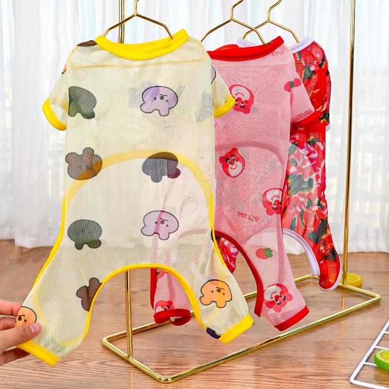 Pet Four-legged Clothing VestsDog and Cat Supplies Cat Air-conditioned SuitsAnti-dirt and Anti-mosquito Clothing