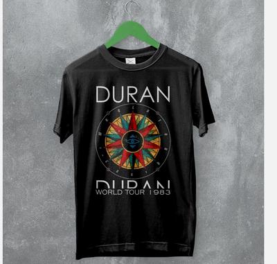 T-Shirt Duran Duran Live Nera Unisex Tutte le Taglie