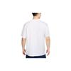 Nike Solid Color Embroidered Casual Sports Short-Sleeve T-Shirt for Men in White