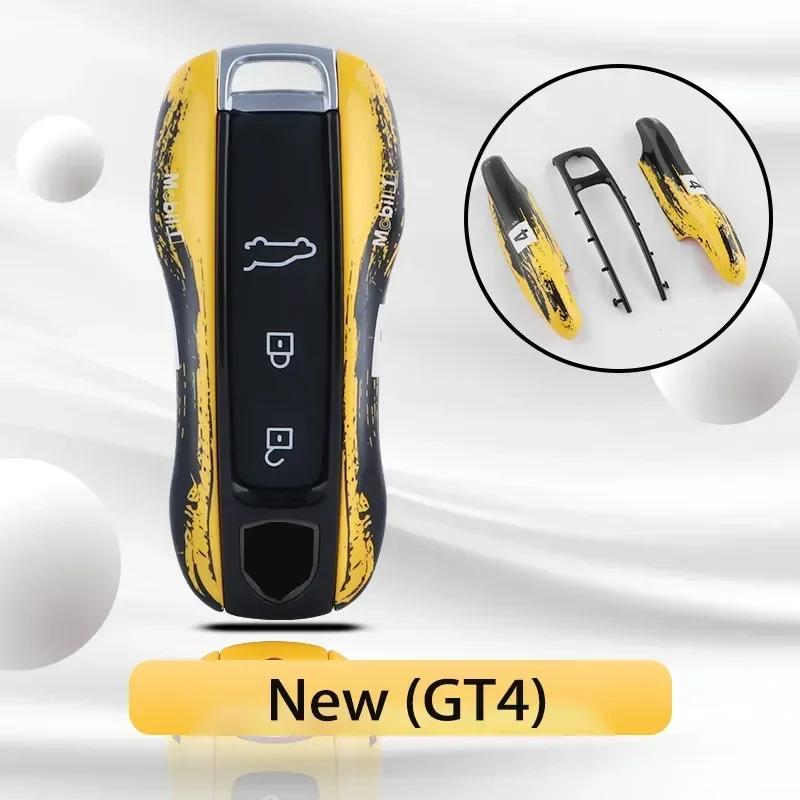 Pour Porsche Cayenne 718 MACAN Panamera 911 Macan Boxster Cayman Coque de remplacement Coque de clé de voiture à distance Couvercle de remplacement Accessoires