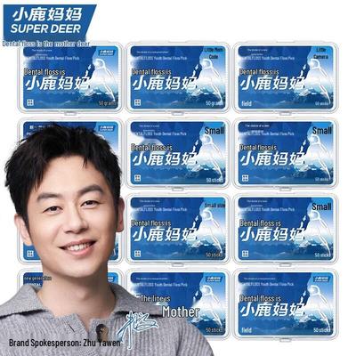 Double Line Dental Floss Picks