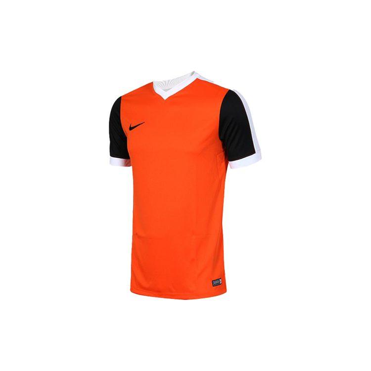 Nike Soccer Jerseys Men's Orange Red Moderate Straight Fit 725892-815