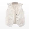 Spring Summer Versatile Denim Vest Jacket for Women Loose Korean Version BF Sleeveless Coat Female Short Casual Waistcoat Top