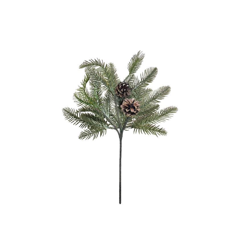 Green plants Christmas pine needles pine cones bouquet home Nordic style ornament living room flower arrangement pine branches decoration artificial