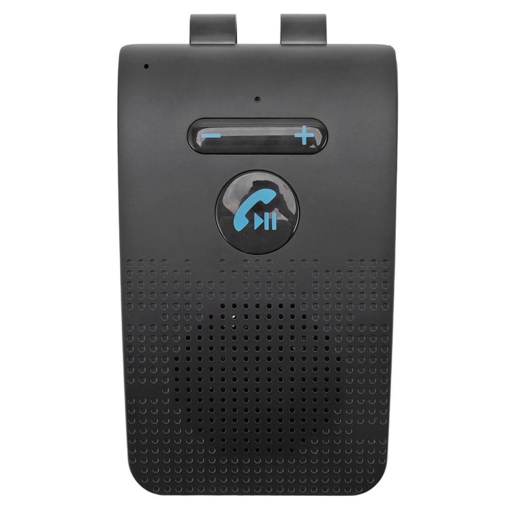 Car Bluetooth Speakerphone Wireless Sun Visor Receiver Adapter Handsfree MP3 Speaker with Back Clip