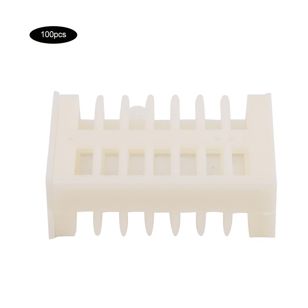 100pcs Beekeeping Tool Plastic Bee Cage Foster Cups Prison King Bee House