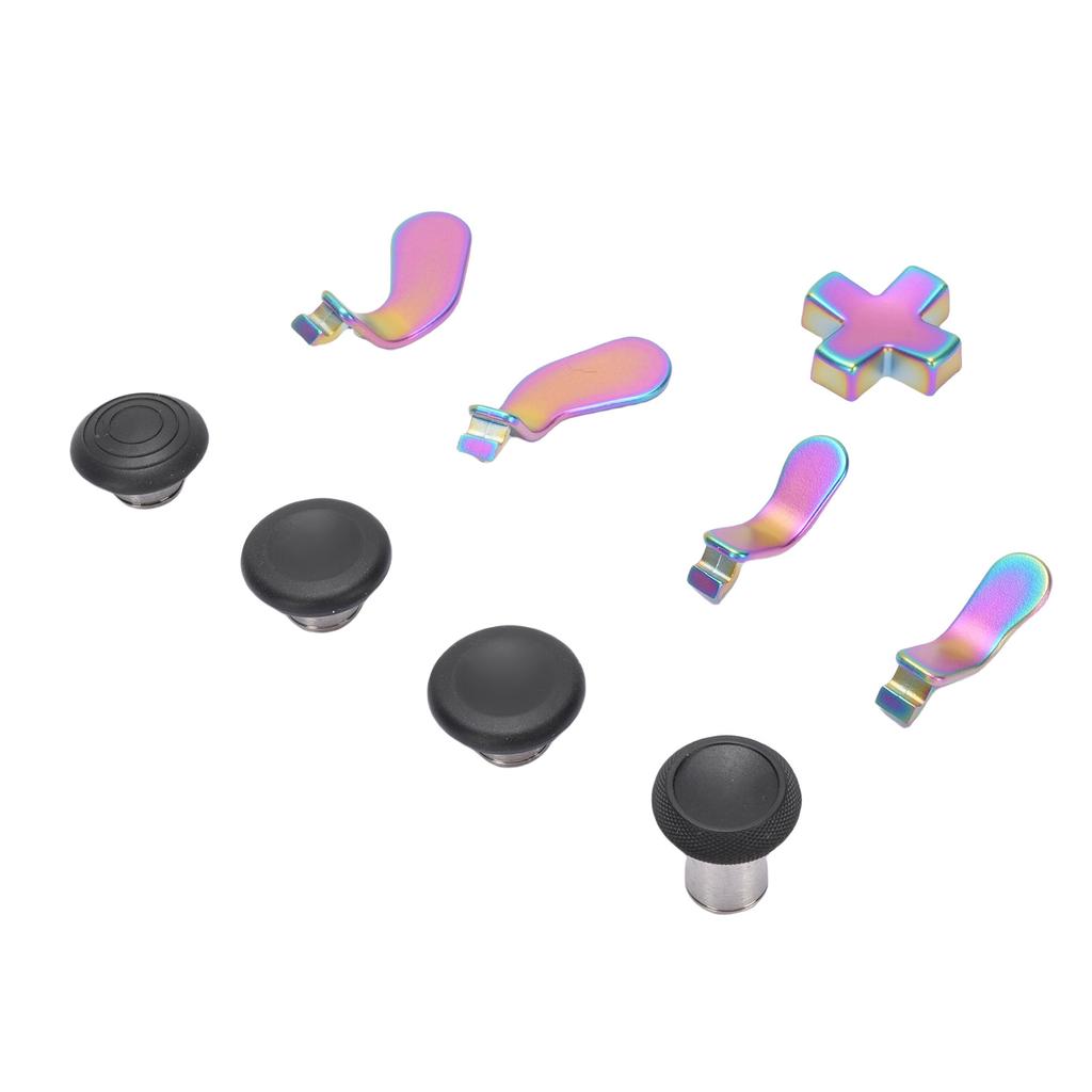 Metal Thumbsticks Replacement for Controll S Ies 2 with 4 Replaceable Magnetic Joysticks 4 Paddles 1 D Pads Accessory Parts