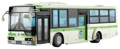 Aoshima Bunka Kyozai Working Vehicle Series Mitsubishi Fuso MP37 Aero Star City Plastic Model 1/80 No.2 (Osaka Bus)