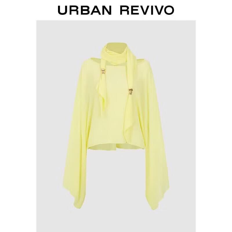 UR2026 Women s Summer Cowl Neck Loose Blouse S