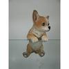 Toyosekiso Dog Ornament (Chihuahua) 14201 Brown, Approx. 11 x 11 x 21 cm