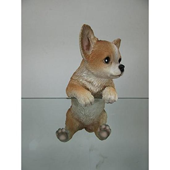 Toyosekiso Dog Ornament (Chihuahua) 14201 Brown, Approx. 11 X 11 X 21 Cm