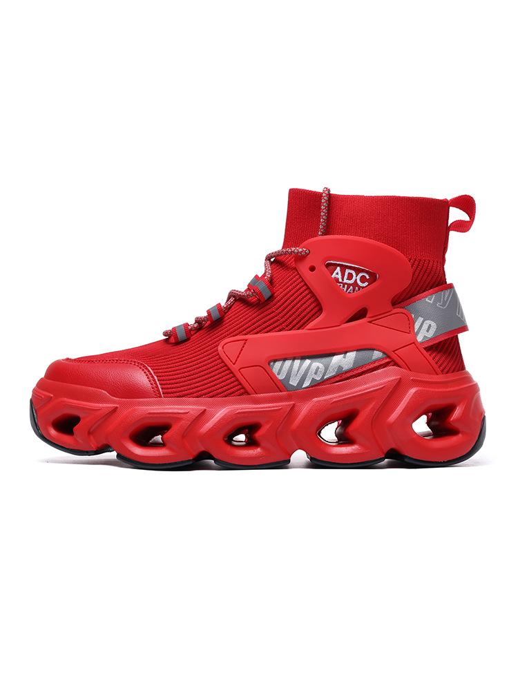 Dad-Schuhe High-Top Herrenschuhe Sommer neue Übergröße Sportschuhe atmungsaktives Mesh Mittelschüler Laufschuhe ultraleicht Sport