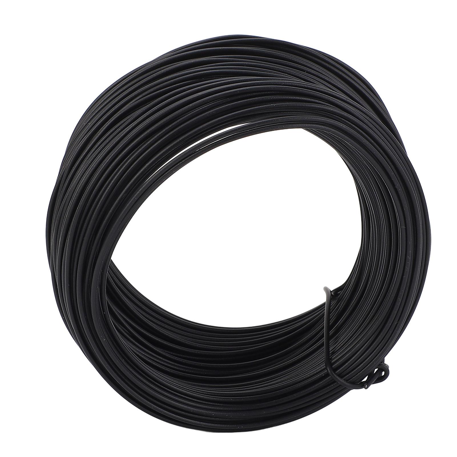 

Electro Galvanized Iron Wire 0.9 40m Round Sturdy Flexible PVC Coated Binding Tie Wire