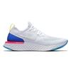 Nike Epic React Flyknit Bianco Blu Racer Rosa Esplosivo Donna AQ0070-101