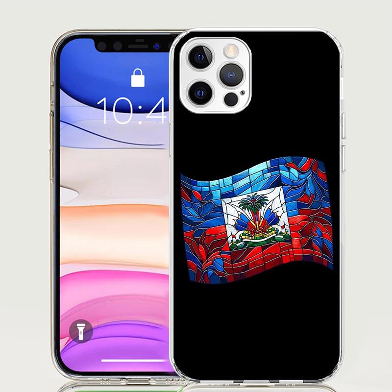 Haiti Haitian Flag Phone Case For iPhone 17 Air 16 15 Plus 11 14 Pro Max 13 Mini 12 7 8 + SE Pattern Art Customized Cover 17 Air