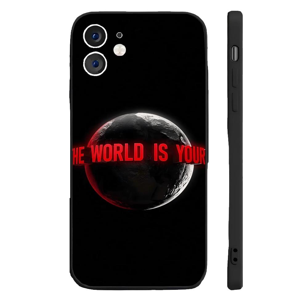 T-Tony M-Montana S-Scarface Phone Case For iPhone 17 16 15 11 12 14 13 Pro Max Mini X XR 7 8 Plus SE4 17E Shockproof Soft Cover