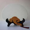 Adjustable Fan Holder and Display Stand for Figurines