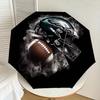 1pc Philadelphia Eagles Helmet Art Print Umbrella with Plastic Handle,Suitable for All Seasons Home Travel Outdoor UmbrellaDD447