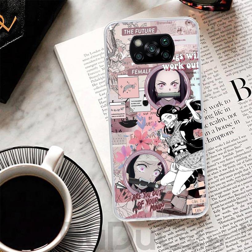 Demon Slayer Anime Kimetsu No Yaiba Cover For Xiaomi Mi 11T 10T 9T Pro 11 Lite Phone Case 12 12X 10 9 8 11i 6X 5X Ultra 5G Print