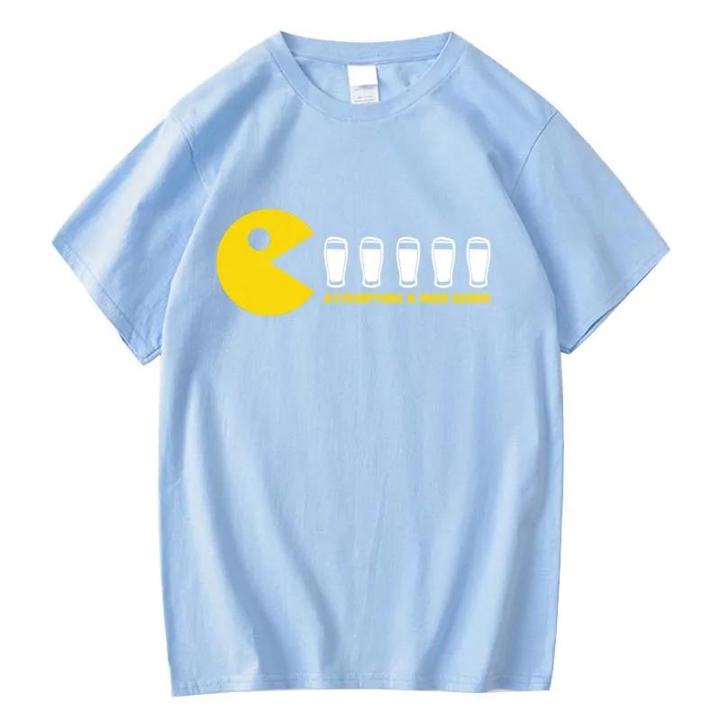 Men's T-shirt High Quality 100% Cotton Funny Design Printing Summer Casual Loose O-neck for Men Short Sleeve T-shirt Male Tops