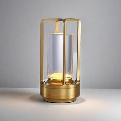 USB Rechargeable LED Decorative Bedside Lamp with Sensor for Bedroom or Camping