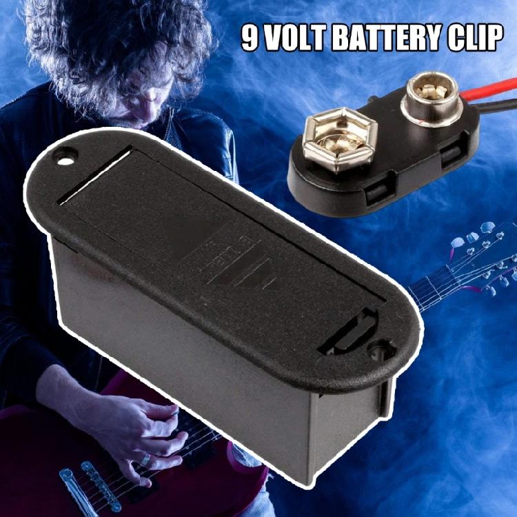 9V Battery Box For Reliable Guitar Power ABS Plastic Guitar Effect Power Supply Battery Case Corrosions Resistance