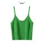 Women's 100% Cashmere V-Neck Knit Camisole – Slim Fit, Fashionable Outerwear in Multiple Colors