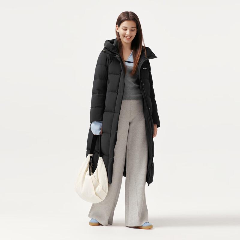 Tanboer Women's Long Thickened Hooded Down Jacket TB5530826A