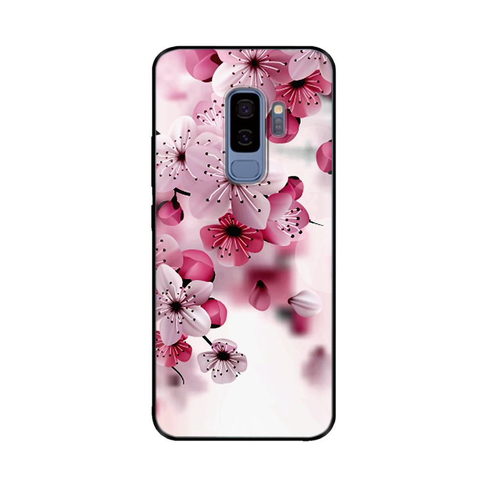 For Samsung Galaxy S9 Case Mobile Phone TPU Silicone Protective Cover for Samsung S9 Plus S9+ S 9 Back Cover Paintted Bumper