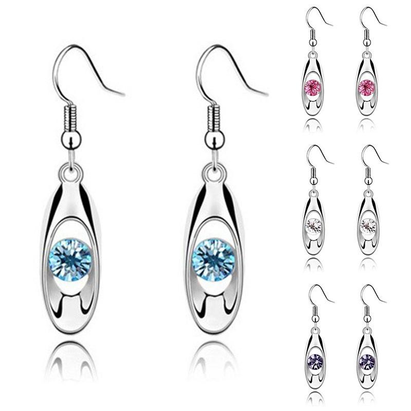 Oval Drop Water Shaped Eardrop Jewelry Women Fashion Earrings Gift Lightweight