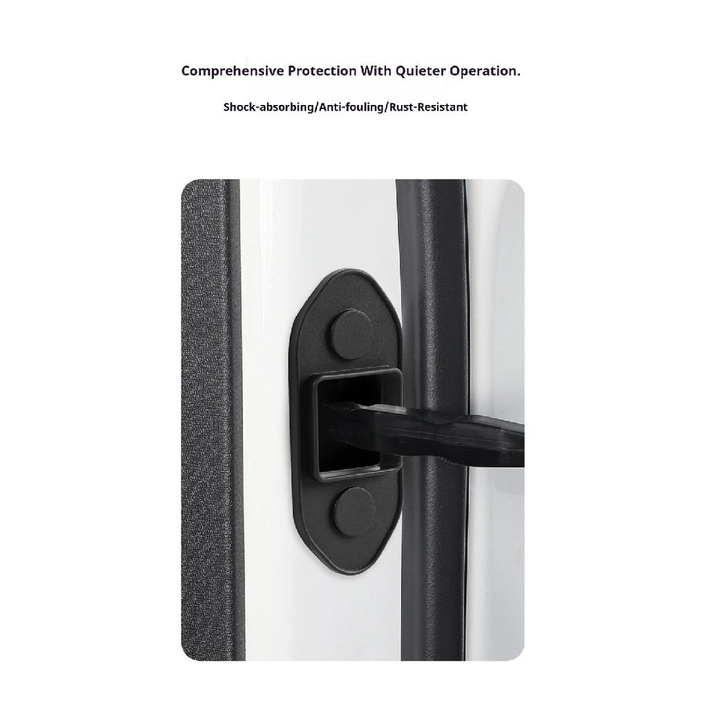 For Leapmotor C10 B10 C16 C01 C11 T03 Silicone Car Door Limiter Protection Cover Door Lock Buckle Cover Car Interior Accessories